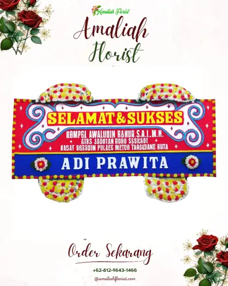 Papan Bunga Ucapan Selamat Adijaya